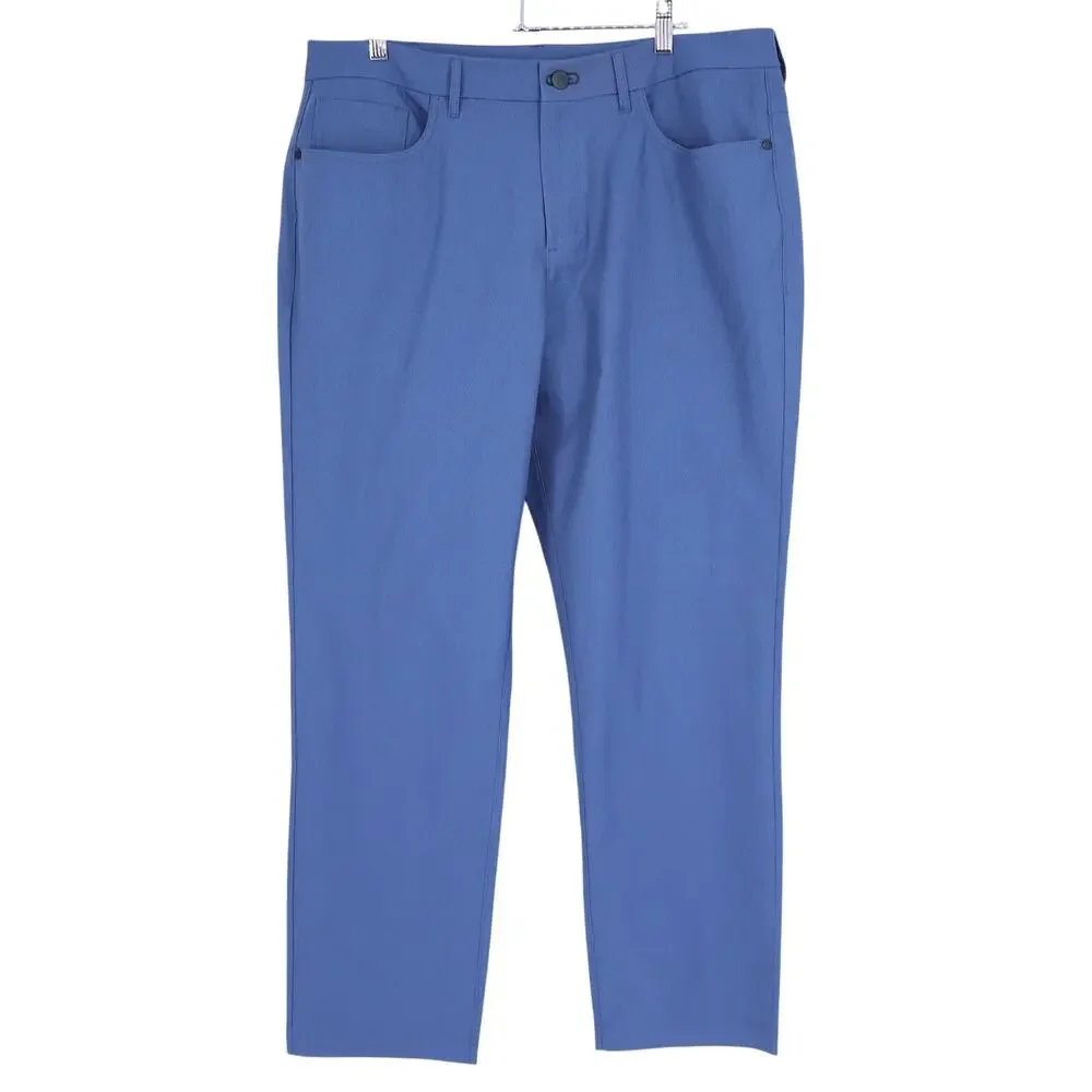 PUBLIC REC Dealmaker Straight Pants Navy Performance Chino 5 Pocket Men's 36X30